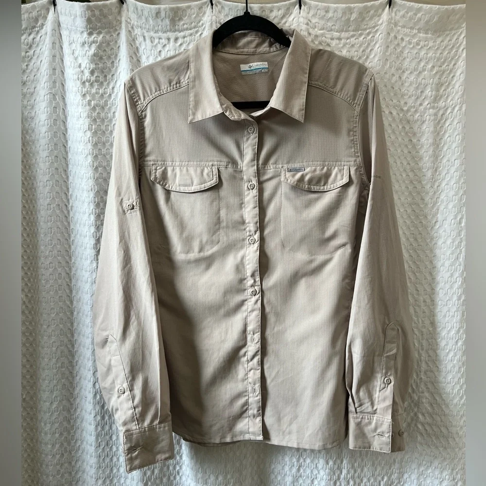 Columbia Women’s XL Omnishade Long Sleeve Shirt - Picture 1 of 6
